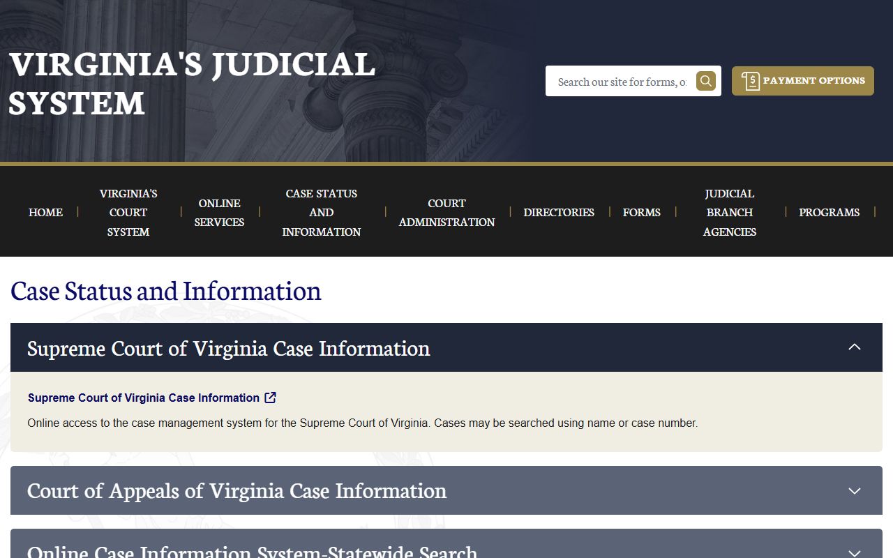 Accomack County court records after jail arrest Virginia case information portal